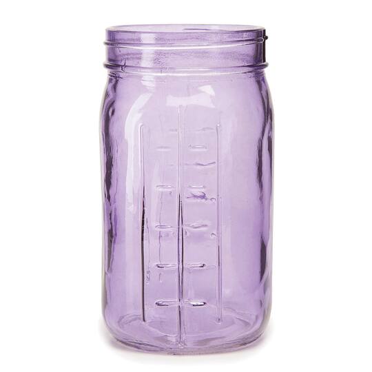 Colored Canning Jars 6 5 X 3 25 Inch Purple Mason Jar